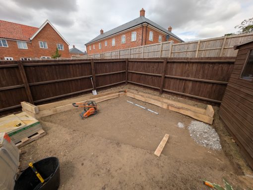 Fully excavated and ready for sub-base and paving